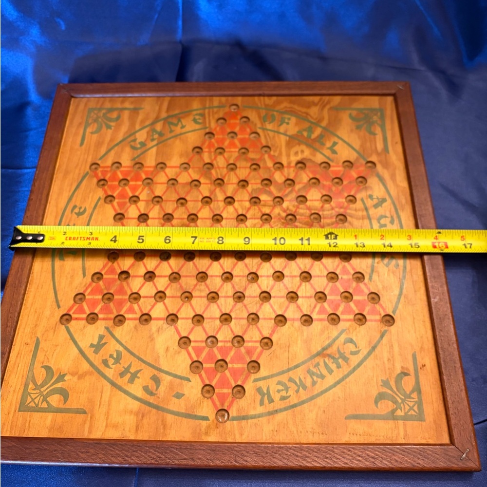 Vintage Chinese checkers/ American checkers board. - Picture 3 of 6